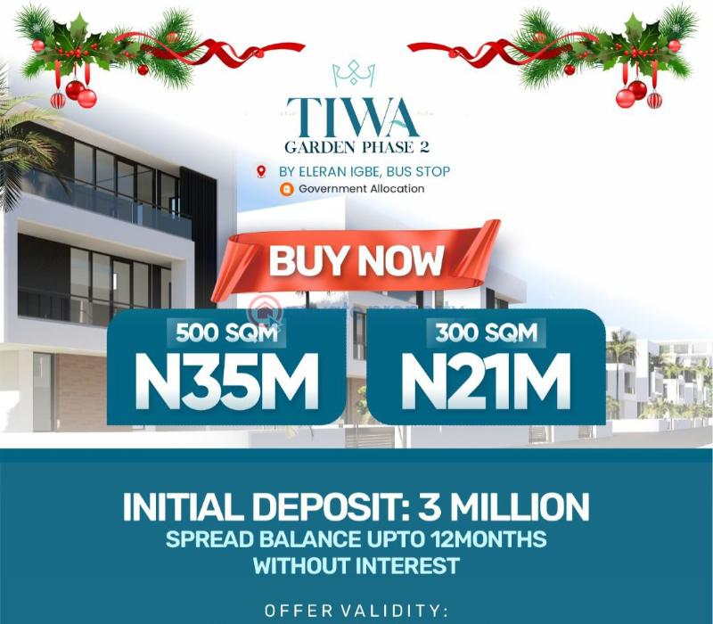 Residential Land For Sale Tiwa Garden Phase Ii Elerangbe Bus Stop Along Lekki Epe Expressway Ibeju Lekki Lagos Eleko Ibeju-Lekki Lagos - 6