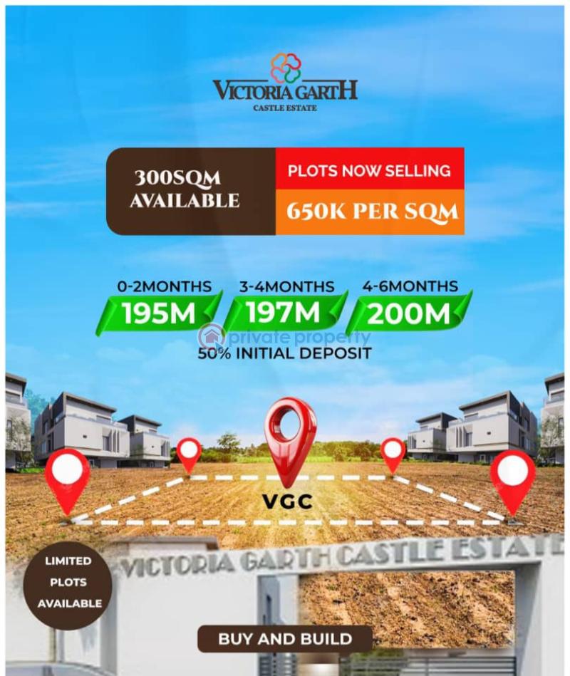 Residential Land For Sale Victoria Garden Castle Estate Located At Vgc Main Lekki Lagos Victoria Garden City Lekki Lagos - 0