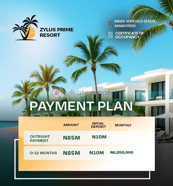 Residential Land For Sale Zylus Prime Resort Estate Located Inside Hopeville Estate Sangotedo Ajah Lagos Sangotedo Ajah Lagos - 7