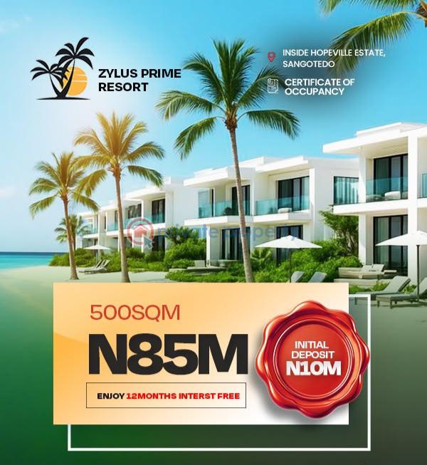 Residential Land For Sale Zylus Prime Resort Estate Located Inside Hopeville Estate Sangotedo Ajah Lagos Sangotedo Ajah Lagos - 2
