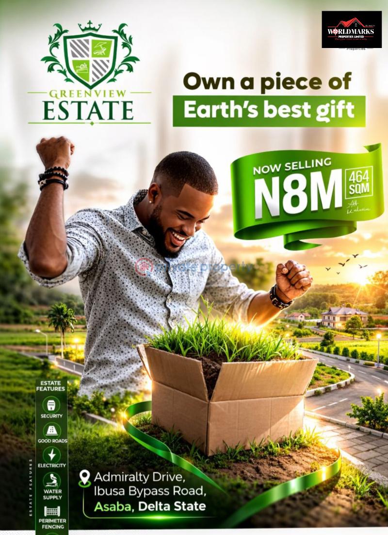 Residential Land For Sale Greenview Estate Admiralty Drive Ibusa Bypass Road Asaba Delta - 2