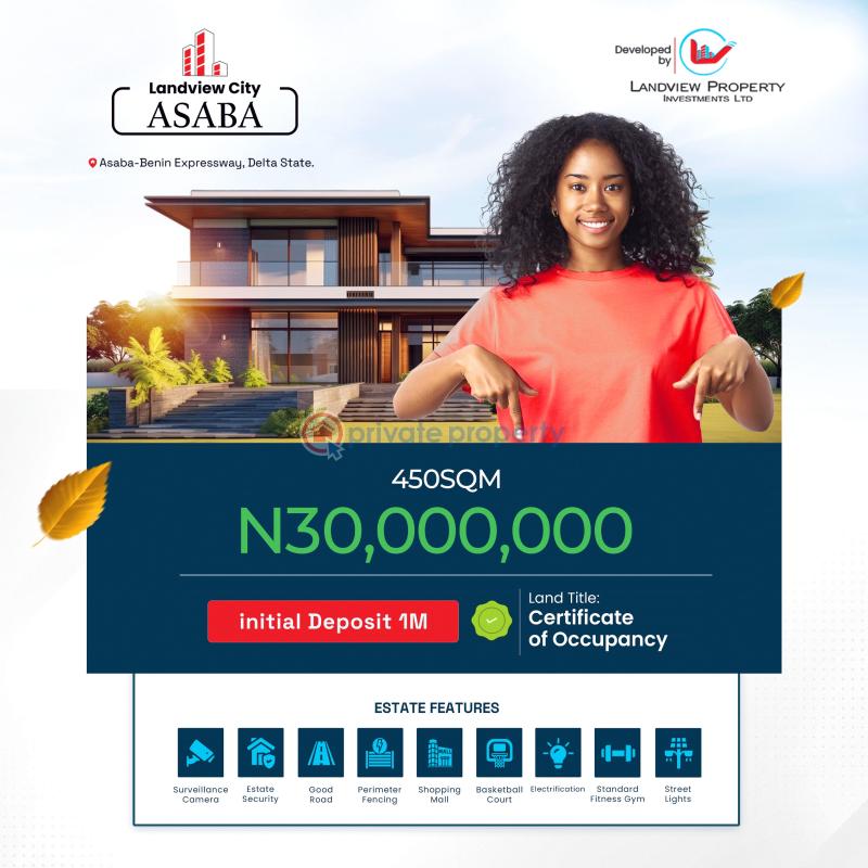 Residential Land For Sale Landview City Estate In Issele Uku Delta State, On Promo Now Deposit Before Promo Is Over. Asaba Delta - 3