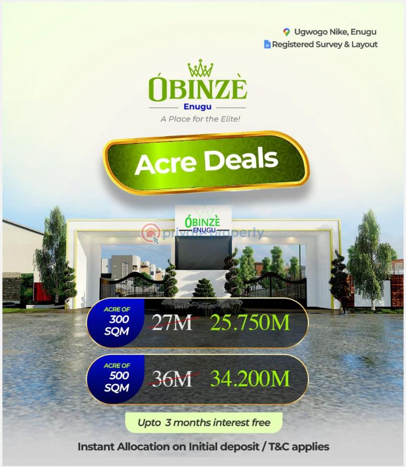 Residential Land For Sale Buy And Build Estate Enugu Suburb Enugu Area  - 1