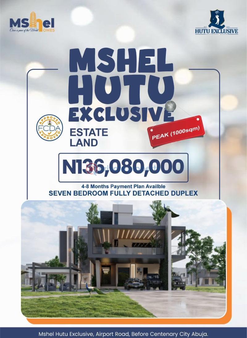 Residential Land For Sale Mishel Hutu Exclusive Estate Phase 1 Airport Road Before Centenary City Lugbe Abuja Phase 4  - 18