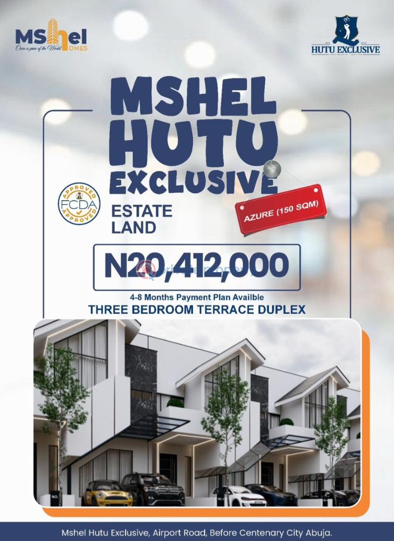 Residential Land For Sale Mishel Hutu Exclusive Estate Phase 1 Airport Road Before Centenary City Lugbe Abuja Phase 4  - 15