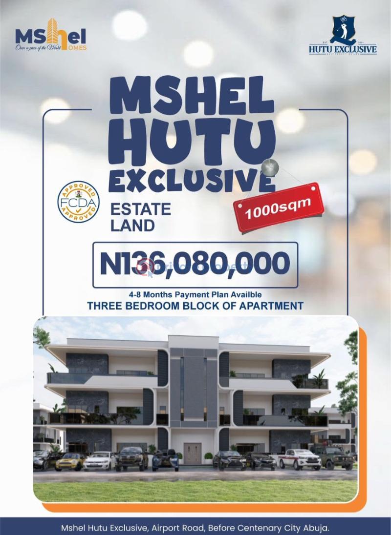 Residential Land For Sale Mishel Hutu Exclusive Estate Phase 1 Airport Road Before Centenary City Lugbe Abuja Phase 4  - 19