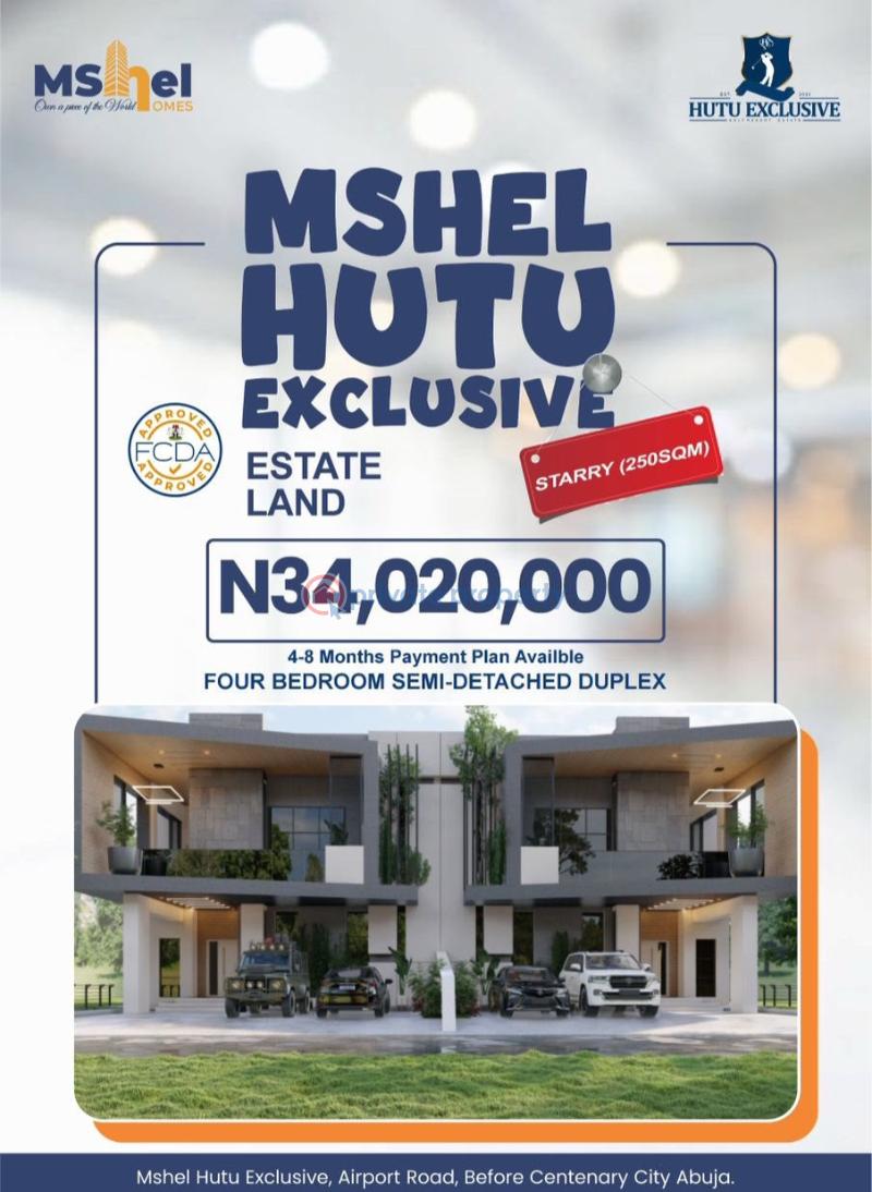 Residential Land For Sale Mishel Hutu Exclusive Estate Phase 1 Airport Road Before Centenary City Lugbe Abuja Phase 4  - 16