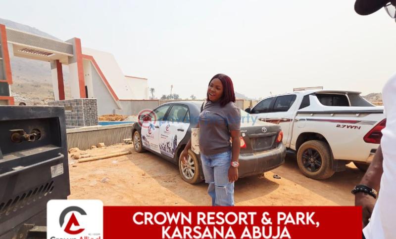 Residential Land For Sale Crown Smart City Phase3, Deposit 50% To Buy Now. Karsana Abuja Phase 3  - 21