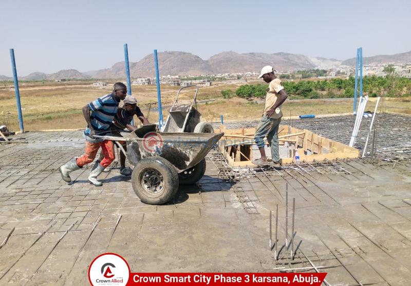 Residential Land For Sale Crown Smart City Phase3, Deposit 50% To Buy Now. Karsana Abuja Phase 3  - 2