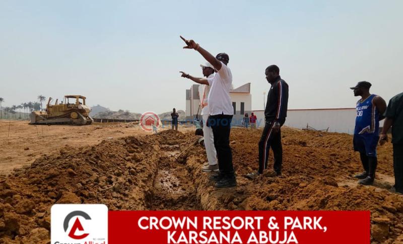 Residential Land For Sale Crown Smart City Phase3, Deposit 50% To Buy Now. Karsana Abuja Phase 3  - 14