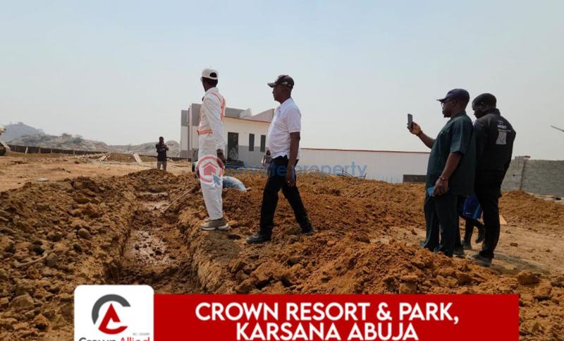 Residential Land For Sale Crown Smart City Phase3, Deposit 50% To Buy Now. Karsana Abuja Phase 3  - 18