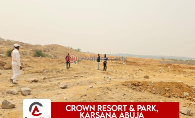 Residential Land For Sale Crown Smart City Phase3, Deposit 50% To Buy Now. Karsana Abuja Phase 3  - 17