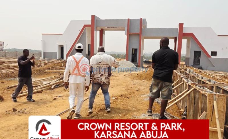 Residential Land For Sale Crown Smart City Phase3, Deposit 50% To Buy Now. Karsana Abuja Phase 3  - 19