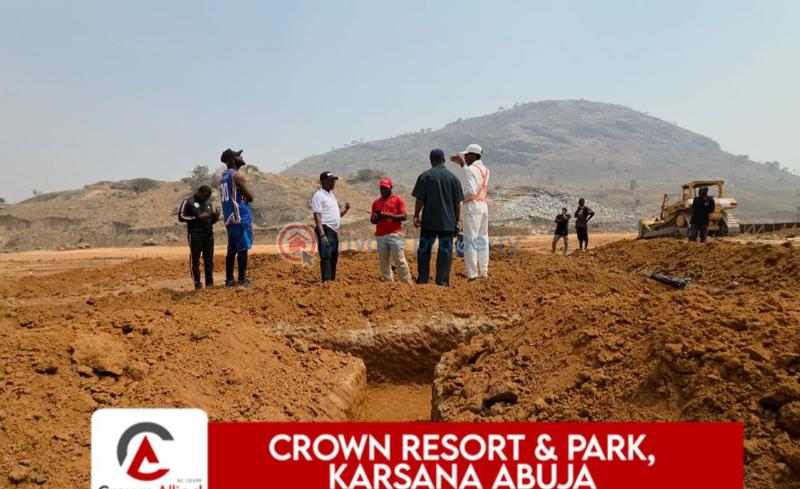 Residential Land For Sale Crown Smart City Phase3, Deposit 50% To Buy Now. Karsana Abuja Phase 3  - 16