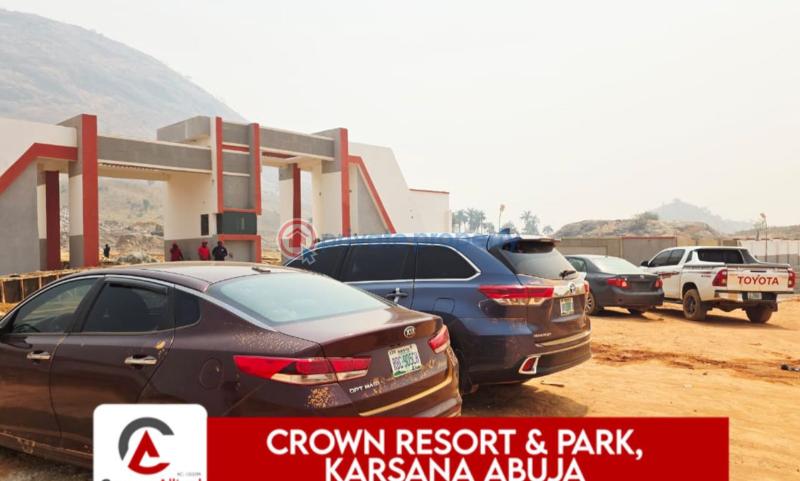 Residential Land For Sale Crown Smart City Phase3, Deposit 50% To Buy Now. Karsana Abuja Phase 3  - 15