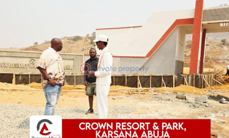 Residential Land For Sale Crown Smart City Phase3, Deposit 50% To Buy Now. Karsana Abuja Phase 3  - 20
