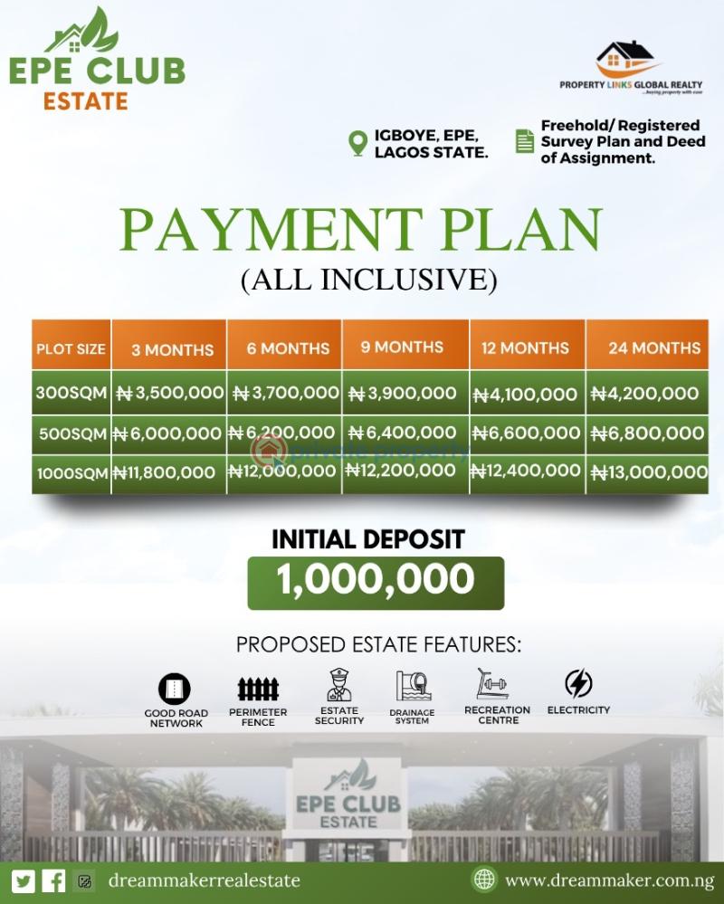 Residential Land For Sale Epe Club Estate Located At Igboye Epe Lagos - 2