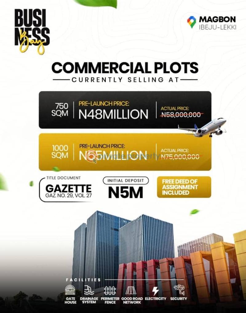 Residential Land For Sale Business Bay Located At Magbon Ibeju-Lekki Lagos - 0