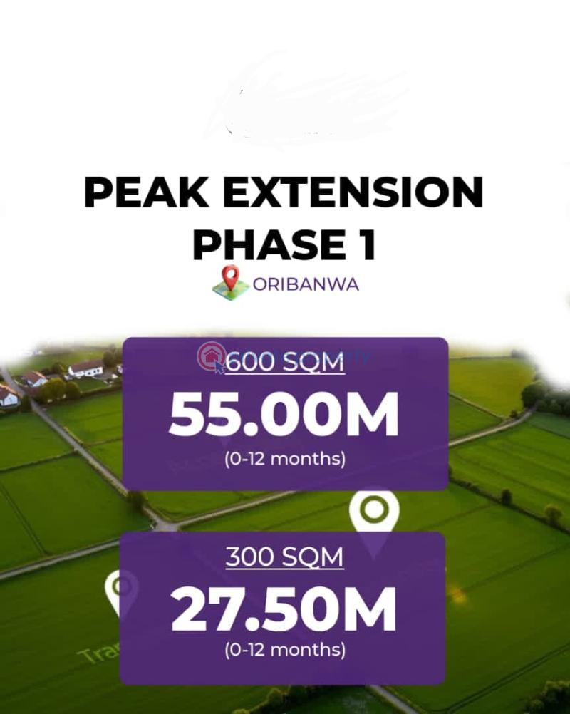 Residential Land For Sale Peak Bungalow Phase 1 Extension Oribanwa Awoyaya Oribanwa Ibeju-Lekki Lagos - 1