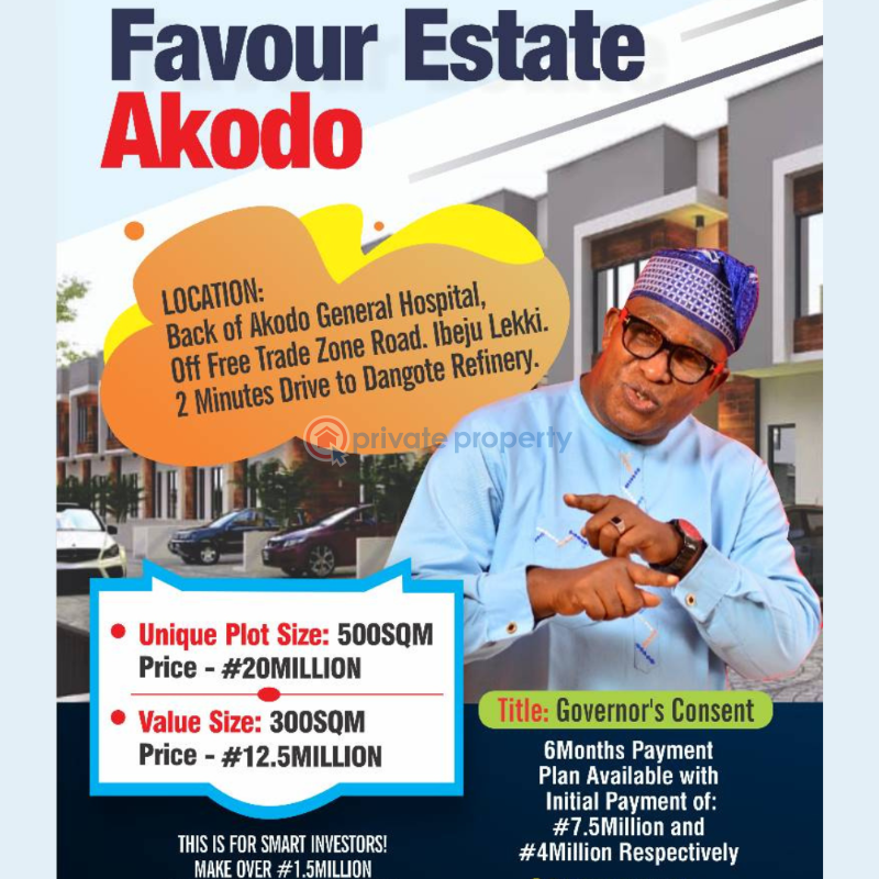 Land For Sale Akodo Ibeju-Lekki Lagos - 1