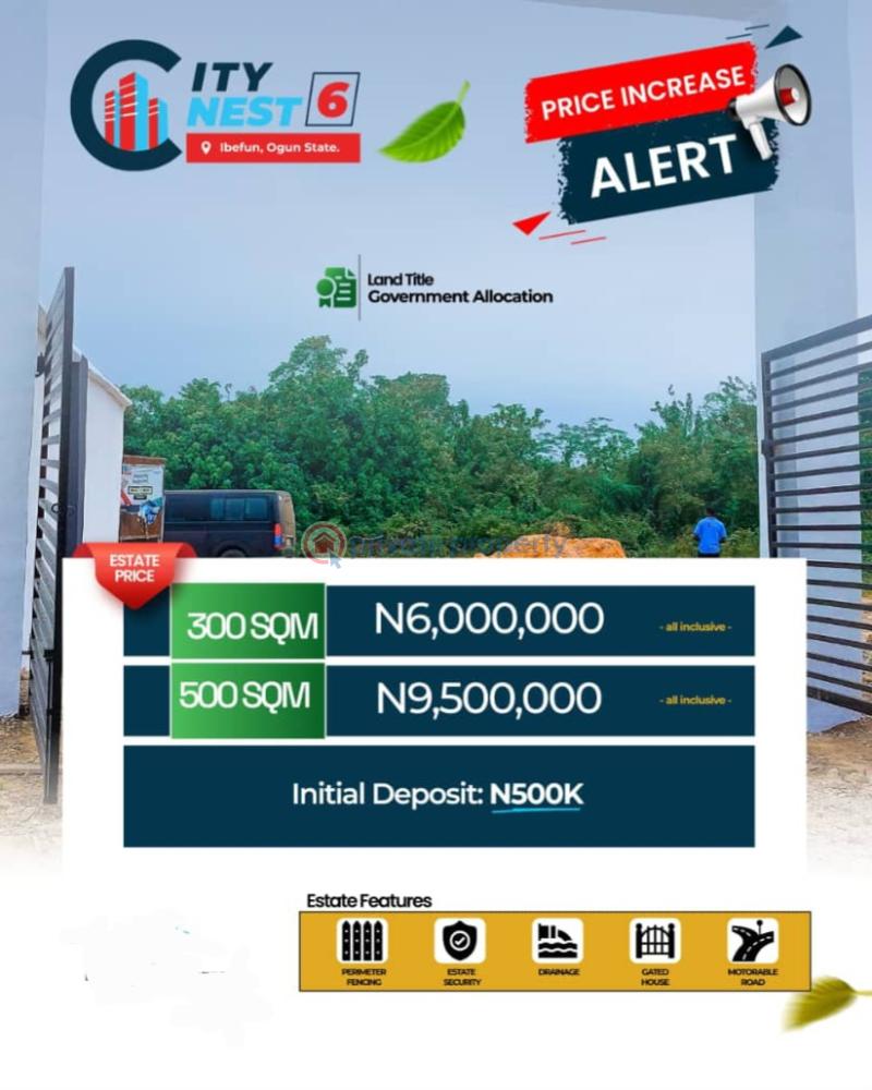 Residential Land For Sale Citynest Phase 6 Ibefun Epe Ijebu Expressway Ijebu Ogun - 1