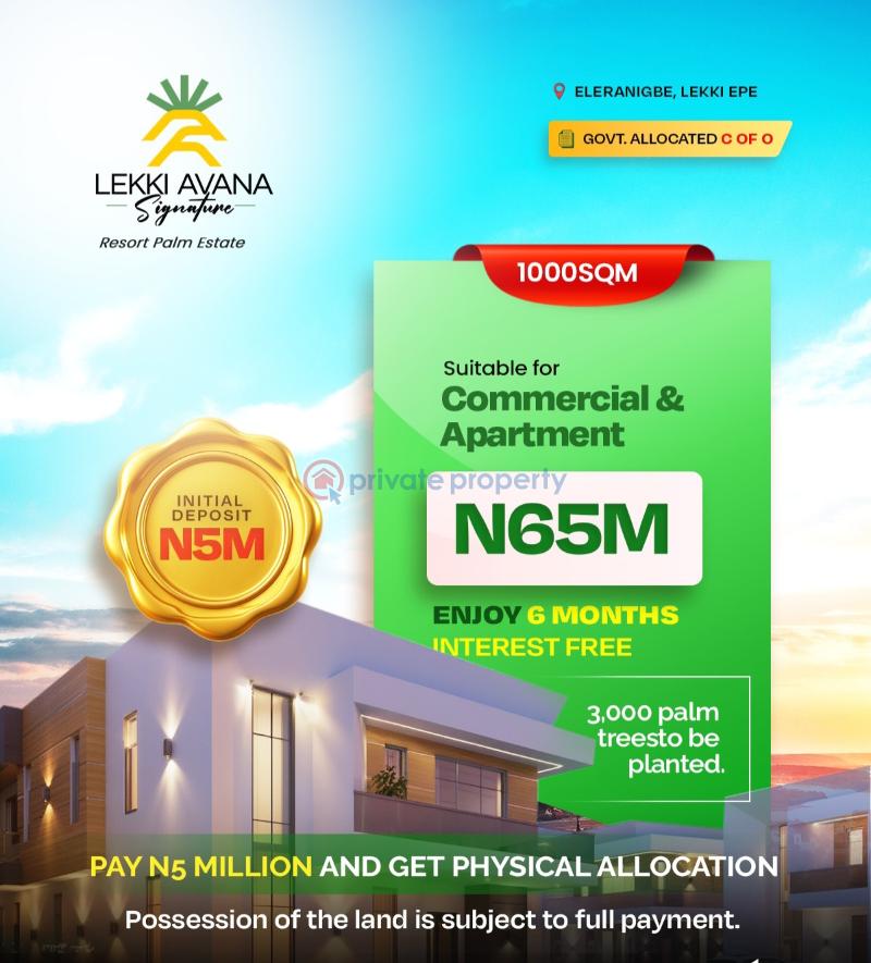 Industrial Land For Sale Lekki Avana Signature Resort Palm Estate Selling On Prelaunch Prices Eleran Igbe Ibeju-Lekki Lagos - 5