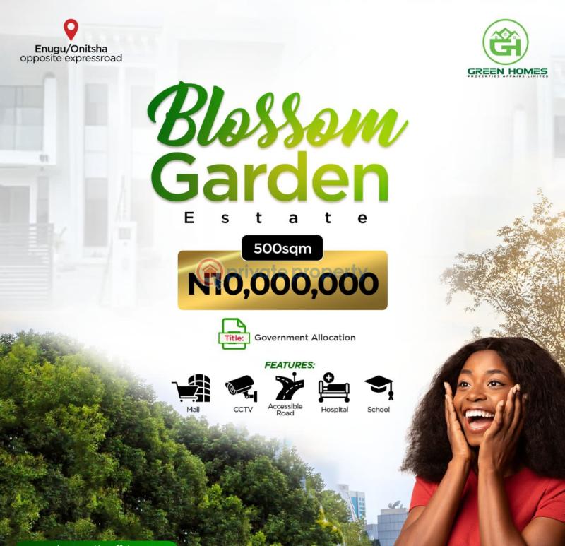 Residential Land For Sale Blossom Garden Estate Directly Facing Enugu/onitsha Expressway Enugu Area 