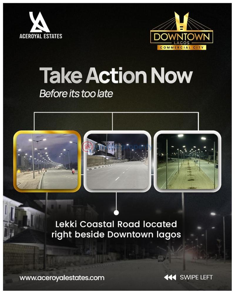 Commercial Land For Sale Downtown Lagos Commercial City Located Museyo, Iberekodo, Facing Lekki Coastal Road, Eleko Ibeju-Lekki Lagos - 0