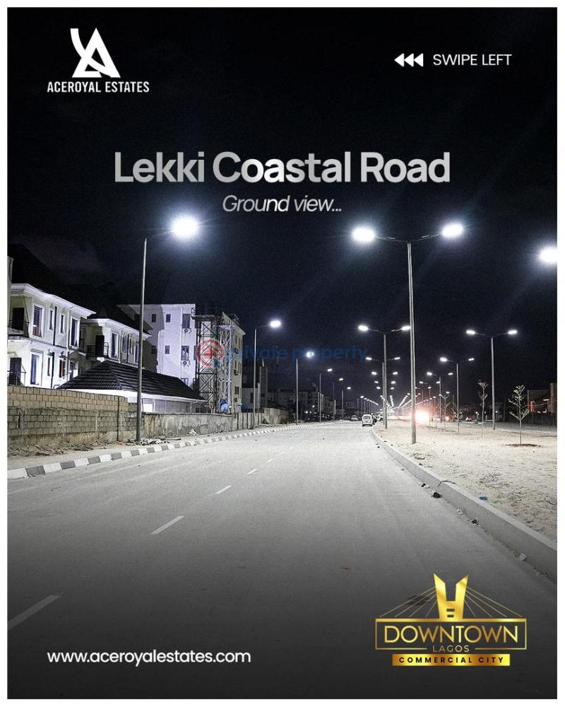 Commercial Land For Sale Downtown Lagos Commercial City Located Museyo, Iberekodo, Facing Lekki Coastal Road, Eleko Ibeju-Lekki Lagos - 1