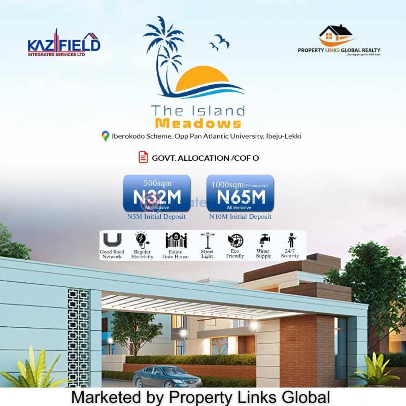 Residential Land For Sale Island Meadows Located At Iberokodo Scheme, Opp. Pan Atlantic University Ibeju-Lekki Lagos - 1