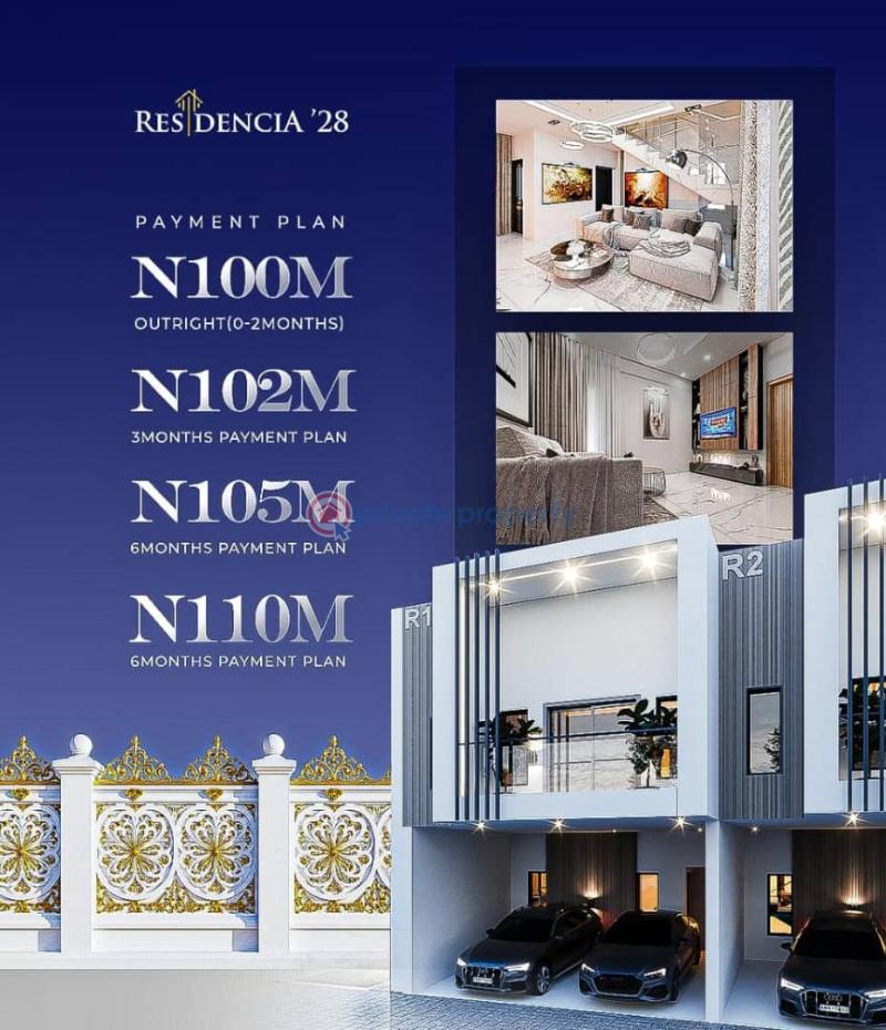 Duplex For Sale Luxury 3 Bedroom Terrace Located Atlekki Scheme 2, Ibeju-Lekki Lagos - 1