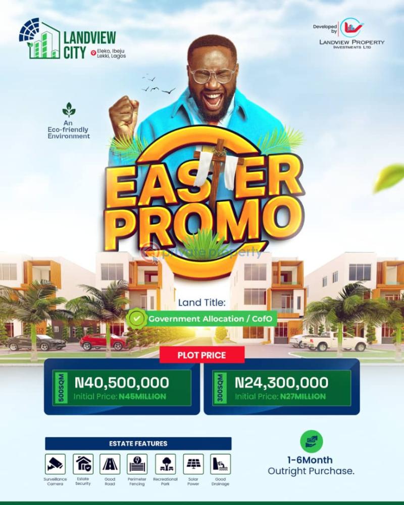 Residential Land For Sale Landview City Estate Beside Amen Estate Phase 2 Eleko Beach Road Ibeju Lekki Lagos Eleko Ibeju-Lekki Lagos - 4