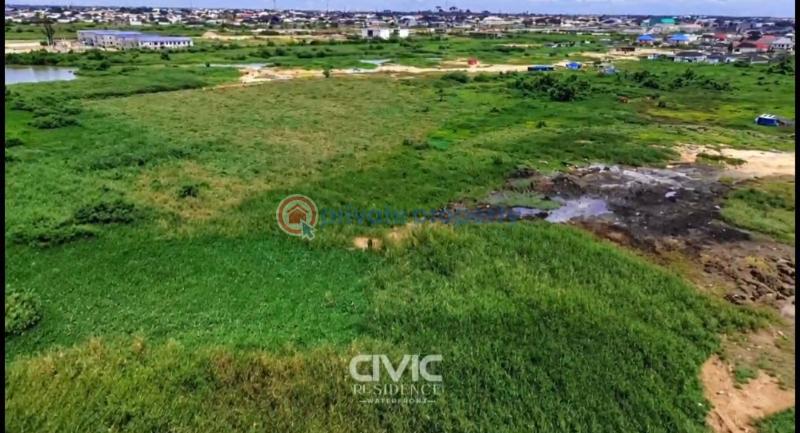 Mixed use Land For Sale Civic Residence Waterfront Estate Sangotedo Ajah Lagos - 2