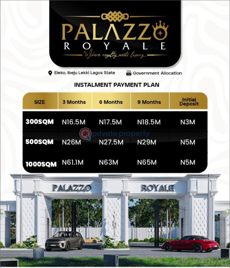 Mixed use Land For Sale Palazzo Royale Estate Behind Pan Atlantic University Eleko Ibeju Lekki Lagos Eleko Ibeju-Lekki Lagos - 4