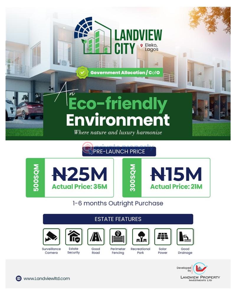 Land For Sale Landview City Estate Beside Amen Phase 2 Estate Eleko Ibeju Lekki Lagos Eleko Ibeju-Lekki Lagos - 30
