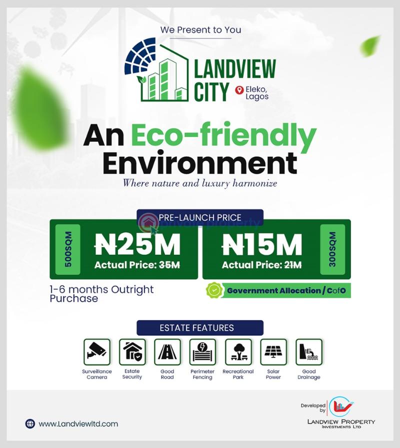 Land For Sale Landview City Estate Beside Amen Phase 2 Estate Eleko Ibeju Lekki Lagos Eleko Ibeju-Lekki Lagos - 29