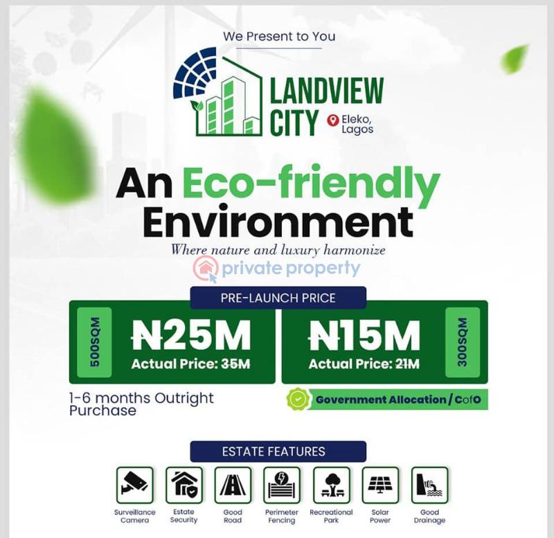 Land For Sale Landview City Estate Beside Amen Phase 2 Estate Eleko Ibeju Lekki Lagos Eleko Ibeju-Lekki Lagos - 0