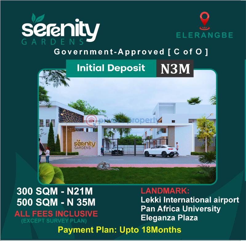 Residential Land For Sale Serenity Gardens Okegun Elerangbe Lagos Epe Expressway Eleran Igbe Ibeju-Lekki Lagos - 2
