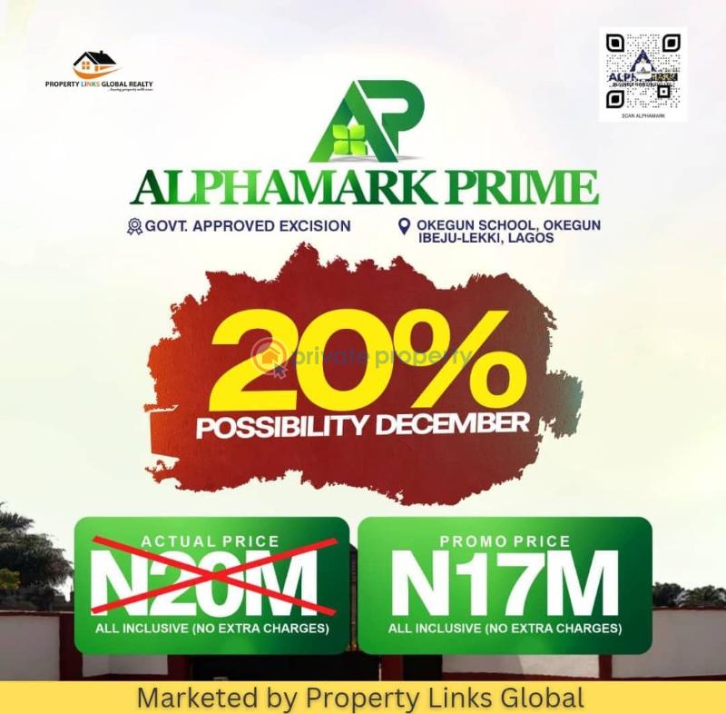 Land For Sale Alphamark Prime Okegun School, Okegun Ibeju-Lekki Lagos - 0