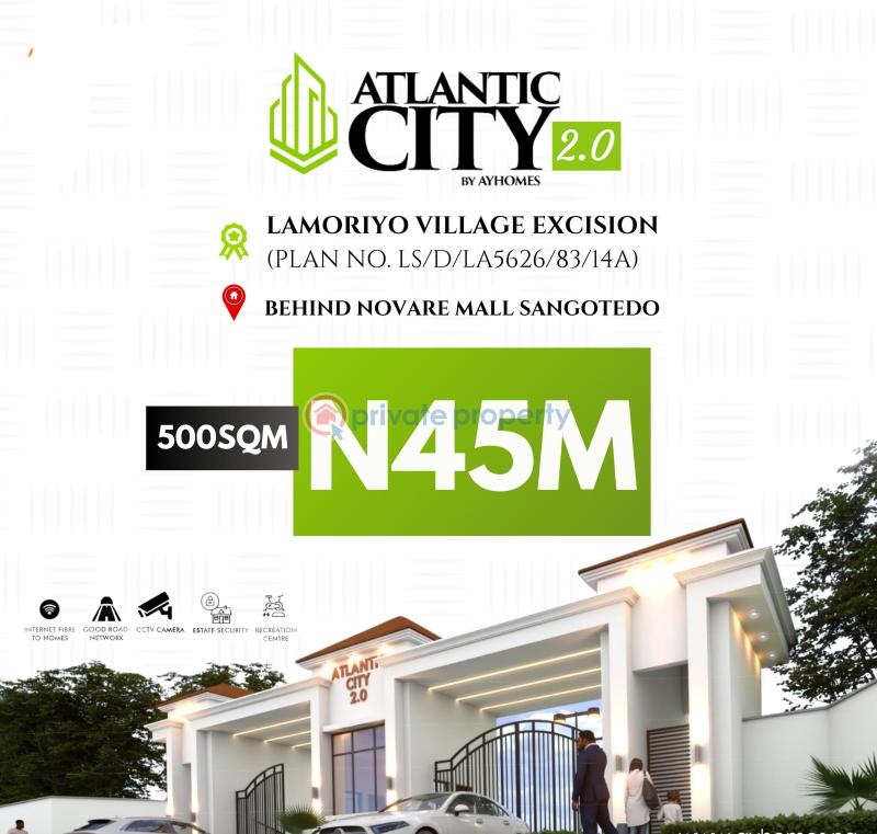 Residential Land For Sale Atlantic City 2.0 Estate Behind Novare Shoprite Offf Monastery Road Sangotedo Ajah Lekki Sangotedo Ajah Lagos - 1
