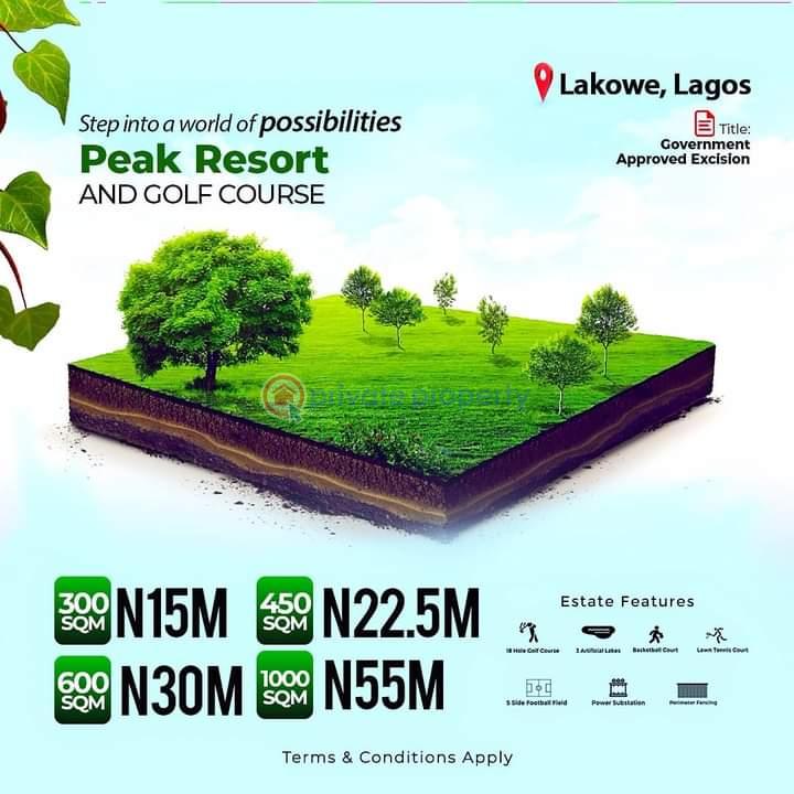 Land For Sale Peak Resort And Golf Estate Lakowe Ibeju-Lekki Lagos - 3