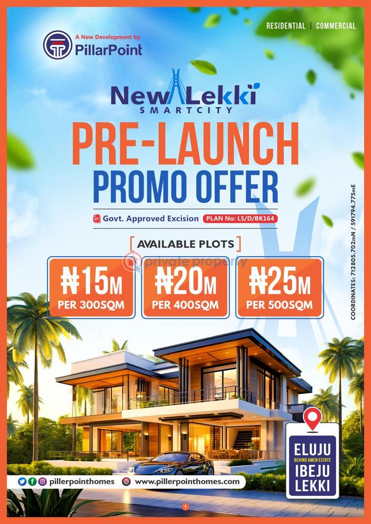 Residential Land For Sale New Lekki Smart City Estate Beside Amen Estate Phase 2 Eluju Eleko Eluju Ibeju-Lekki Lagos - 2