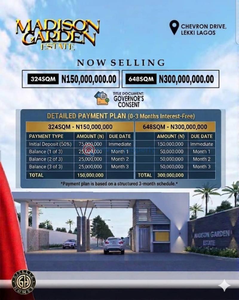 Residential Land For Sale Madison Garden Estate Chevron Lekki Lagos Chevron Drive Lekki Lagos - 6
