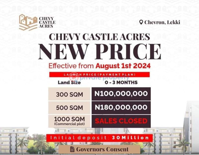 Residential Land For Sale Chevy Castle Acres Estate Chevron Drive Lekki Lagos Chevron Drive Lekki Lagos - 3