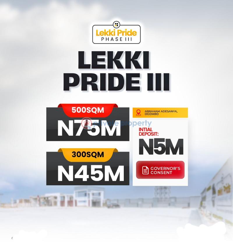 Residential Land For Sale Lekki Pride Iii Estate Ogombo Road By Abraham Adesanya Estate Abraham Adesanya Ajah Lagos - 0