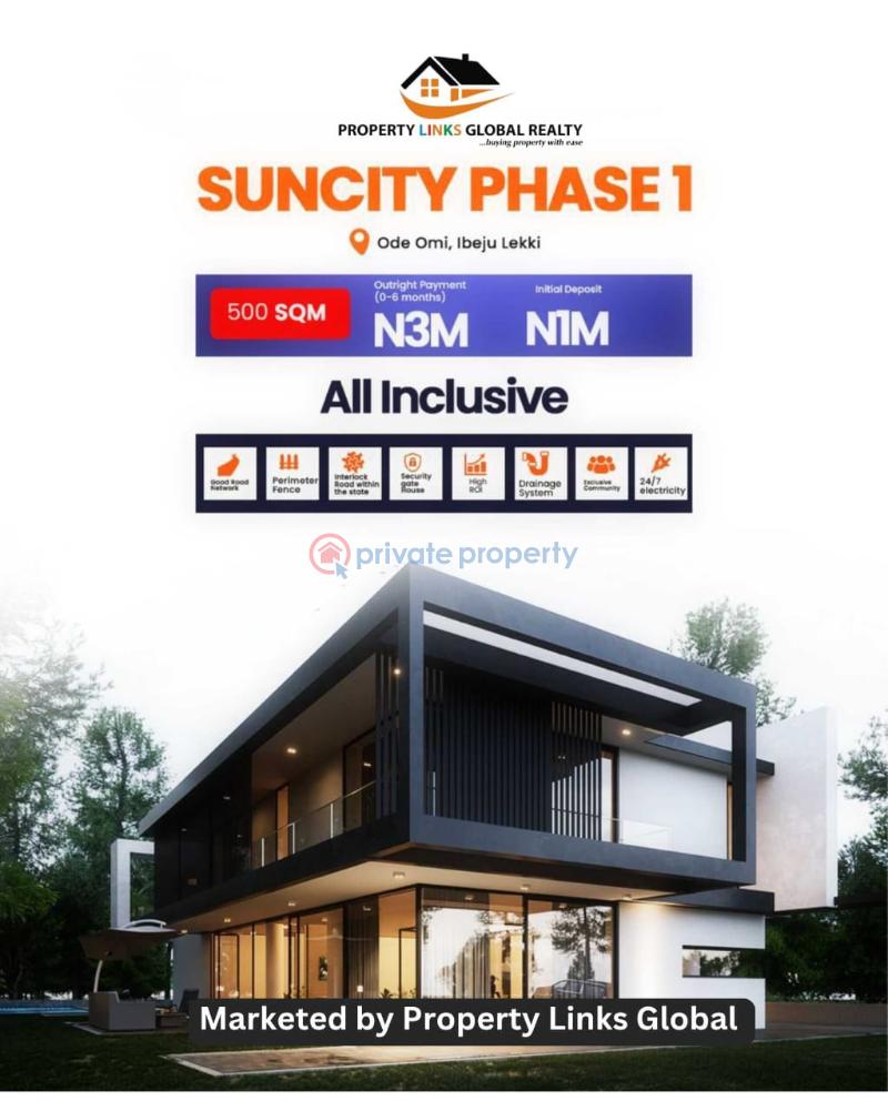 Residential Land For Sale Suncity Phase 1 Located At Ode Omi Close To The Dangote Refinery La Campaigne Tropicana Ibeju-Lekki Lagos - 3