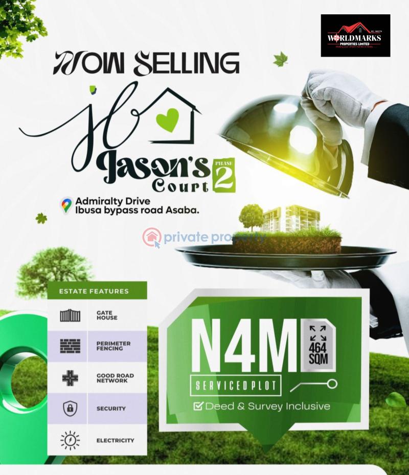 Residential Land For Sale Jason's Court Estate Phase 2 By Admiralty Drive Ibusa Bypass Asaba Delta - 1