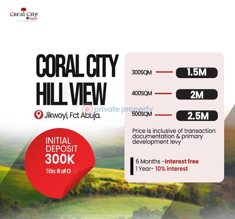 Residential Land For Sale Coral City Hill View Estate Jikwoyi Abuja Fct Jikwoyi Abuja Phase 4  - 0