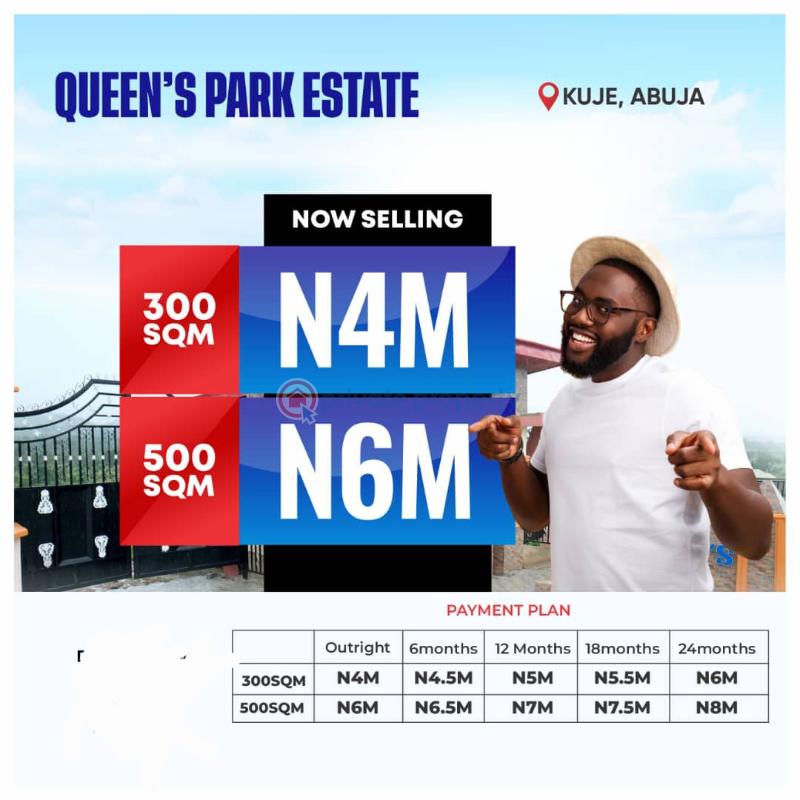 Residential Land For Sale Queen's Park Estate Kuje Abuja Phase 4  - 1
