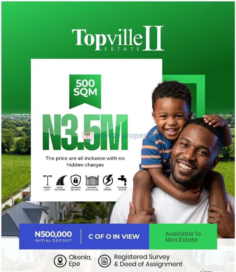 Residential Land For Sale Topville Phase 2 Estate Okenla Epe Lagos - 1